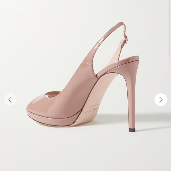 JIMMY CHOO Nova 100 patent-leather slingback pump - Picture 3 of 7